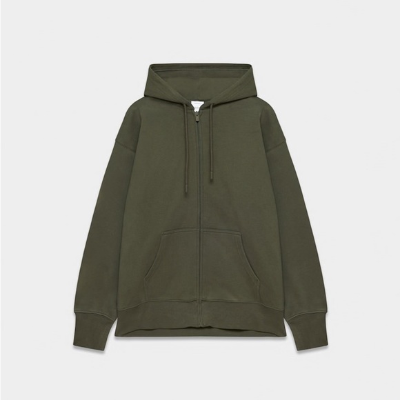 Aritzia TNA Cozy Sweatfleece Boyfriend Zip Hoodie - Picture 1 of 7